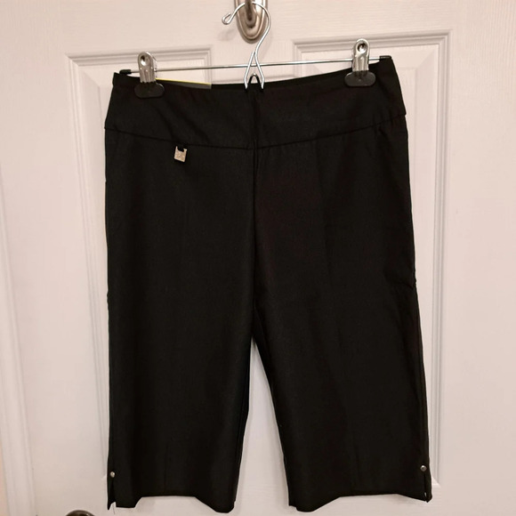 ❤️ S.C.&Co Black Bermuda Shorts Tummy Control Womens Size 6 Stretch Pull On - Picture 13 of 13